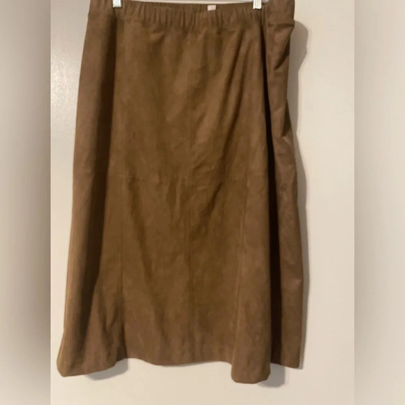 J. Jill A-Line Brown Skirt - Picture 4 of 6
